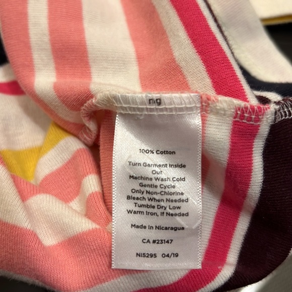 Talbots XL Long Sleeved Multicolor Striped Tee - Picture 5 of 5